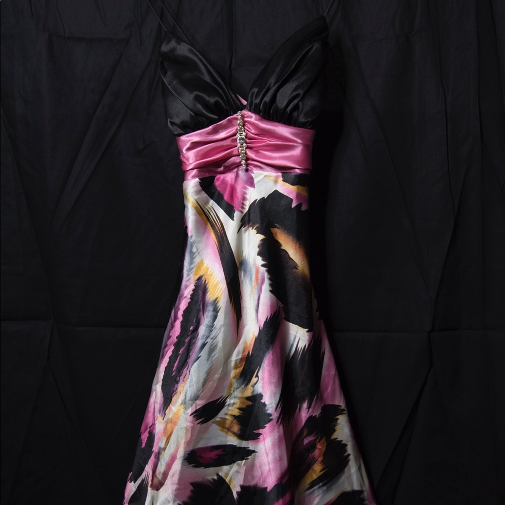 Printed Prom Dress